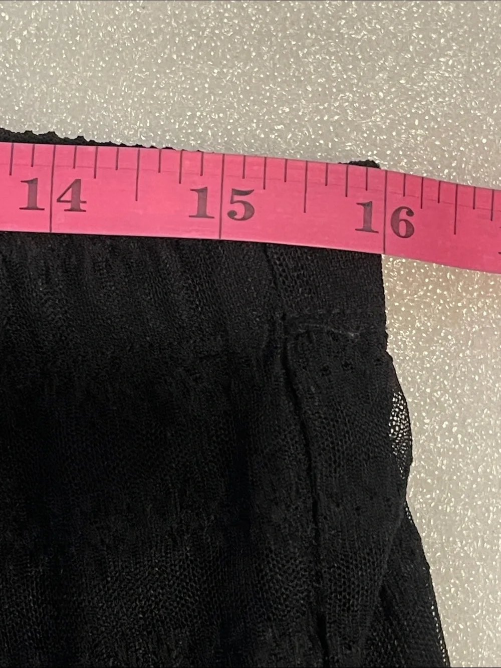 Sophie Max Black Tiered Maxi Skirt Sz- L